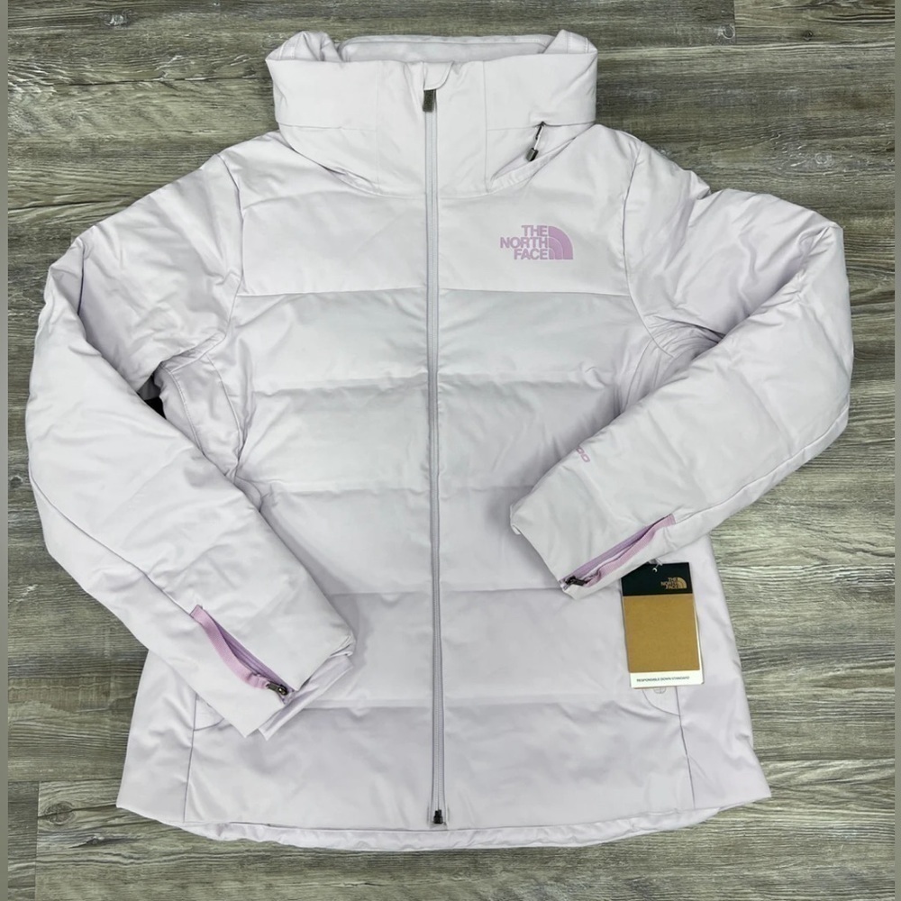The North Face Lavender Down Jacket/Coat Size Large Retail $500 - Picture 3 of 6